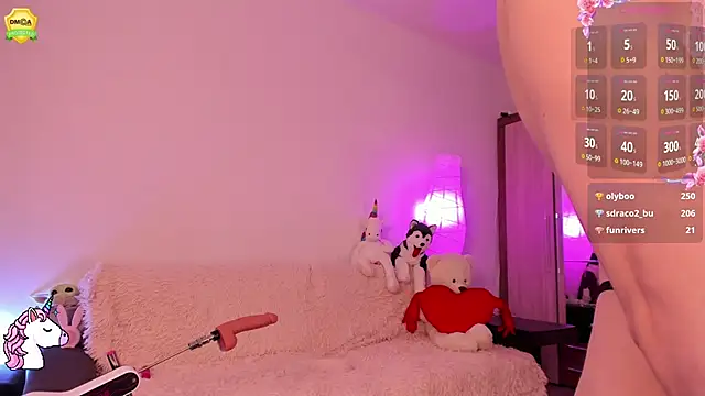 Snapshot of EvaUniporn chatting on March 8, 9:17 am EvaUniporn online show from March 8, 9:17 am