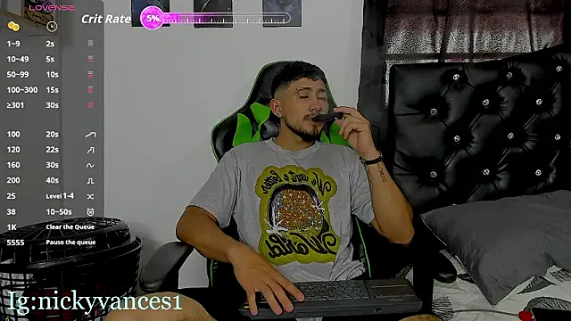 nicky vances online show from February 28, 8:10 pm