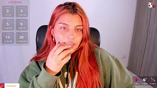 Snapshot of Fieryfenixx chatting on January 15, 5:40 am Fieryfenixx online show from January 15, 5:40 am