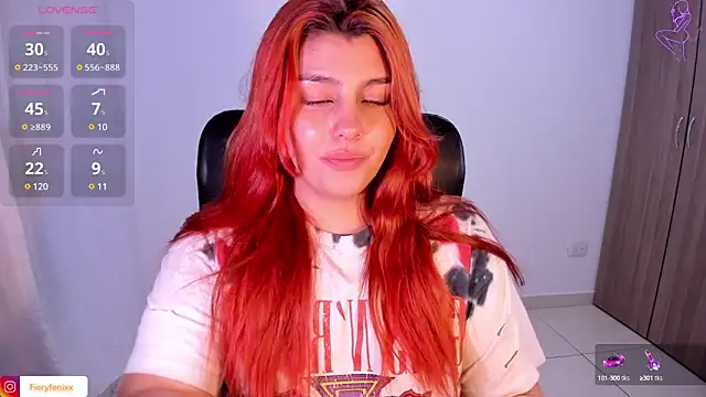 Snapshot of Fieryfenixx chatting on January 25, 12:59 am Fieryfenixx online show from January 25, 12:59 am