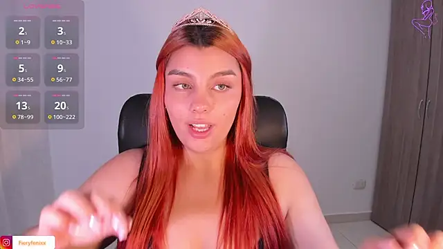 Snapshot of Fieryfenixx chatting on February 2, 5:53 am Fieryfenixx online show from February 2, 5:53 am