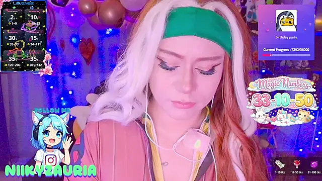  niiky online show from March 18, 6:00 pm