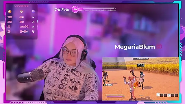 MegariaB online show from February 19, 4:41 am