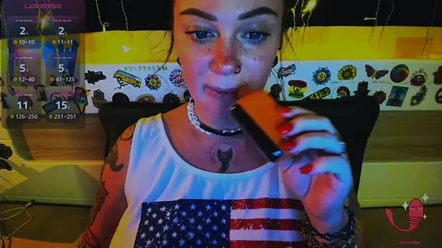 Snapshot of EllieOz chatting on February 18, 6:15 pm EllieOz online show from February 18, 6:15 pm