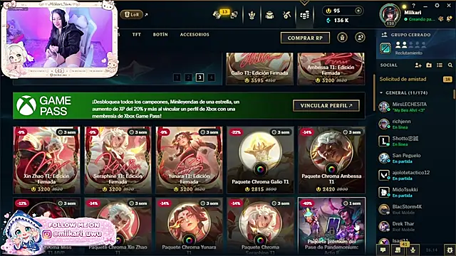 Ahri Elderwood online show from July 17, 4:30 am