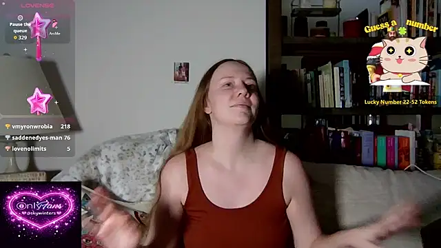 Snapshot of skywinters chatting on February 22, 9:02 pm skywinters online show from February 22, 9:02 pm