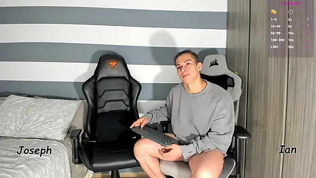 ianandjosephx online show from September 16, 7:20 am