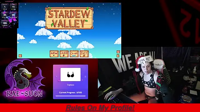 Snapshot of Rae-Suon chatting on December 21, 1:13 am Rae-Suon online show from December 21, 1:13 am