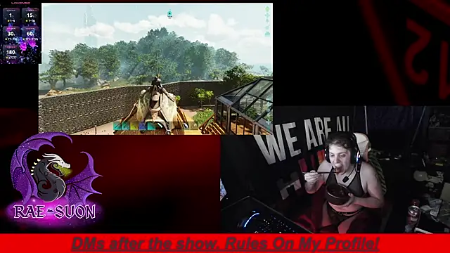 Snapshot of Rae-Suon chatting on January 11, 1:21 am Rae-Suon online show from January 11, 1:21 am