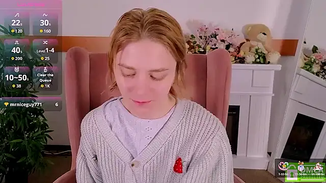 Snapshot of MirraBellanta chatting on January 9, 11:06 pm MirraBellanta online show from January 9, 11:06 pm