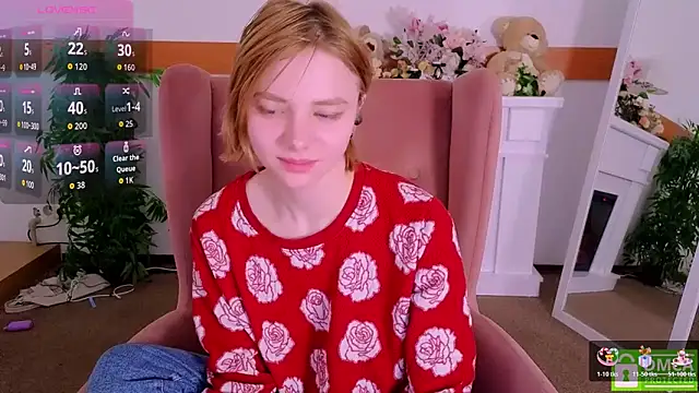 Snapshot of MirraBellanta chatting on February 9, 12:58 am MirraBellanta online show from February 9, 12:58 am