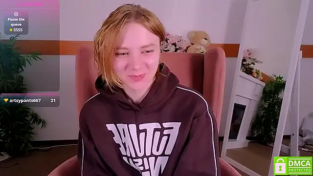 Snapshot of MirraBellanta chatting on February 20, 11:38 pm MirraBellanta online show from February 20, 11:38 pm