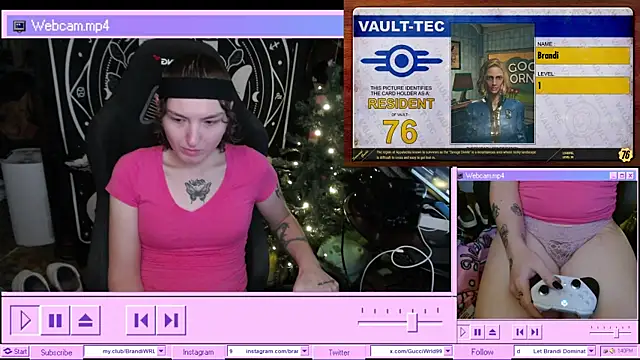 BrandiWRLD 999 online show from January 12, 7:42 pm