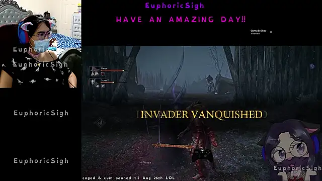 EuphoricSigh online show from July 1, 8:49 am