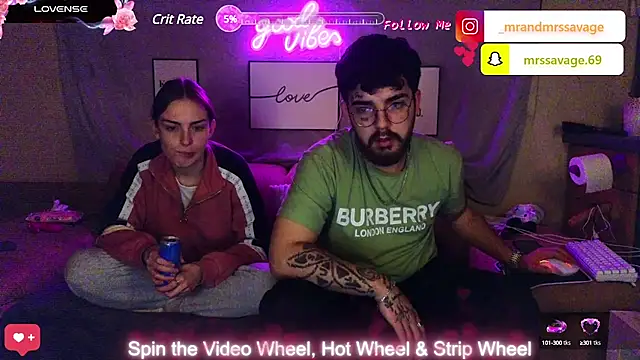 MrAndMrsSavage online show from January 21, 9:57 pm