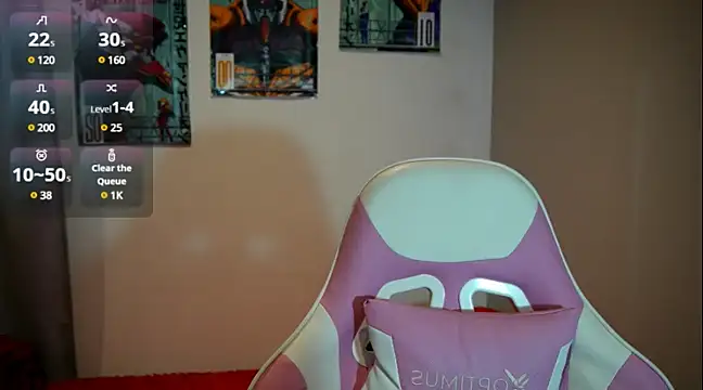 Snapshot of HiScarlett chatting on March 18, 12:27 am HiScarlett online show from March 18, 12:27 am