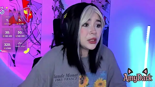  AmyDark online show from April 9, 11:59 am