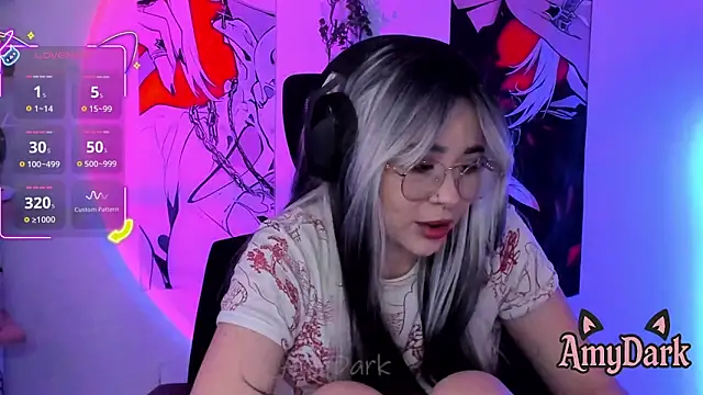  AmyDark online show from April 13, 8:03 pm