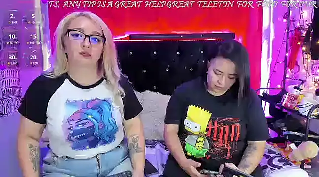 katieeandsharonn online show from January 18, 8:30 pm