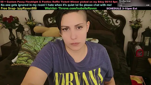 IsabelleRaven online show from April 21, 8:34 pm