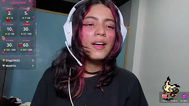 Snapshot of Lovelyamyy chatting on September 22, 5:53 am Lovelyamyy online show from September 22, 5:53 am