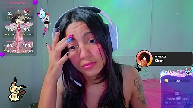 Snapshot of Lovelyamyy chatting on January 8, 12:13 am Lovelyamyy online show from January 8, 12:13 am