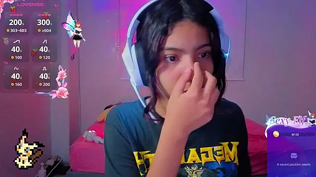 Snapshot of Lovelyamyy chatting on February 1, 3:16 am Lovelyamyy online show from February 1, 3:16 am