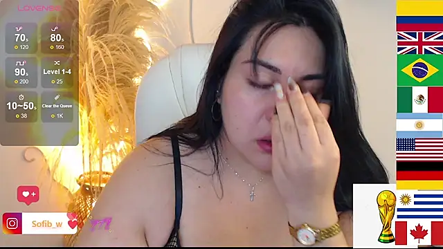 Snapshot of Sofi_BBW chatting on June 18, 12:42 pm Sofi BBW online show from June 18, 12:42 pm