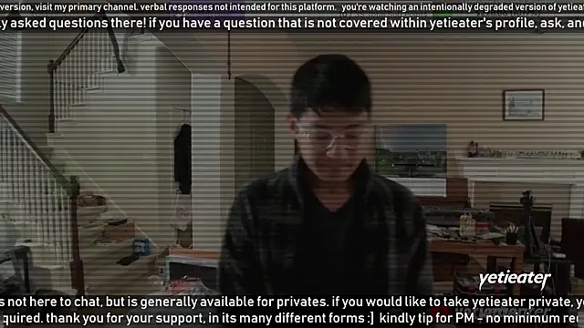 Snapshot of yetieater chatting on January 21, 5:51 pm yetieater online show from January 21, 5:51 pm