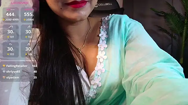 Snapshot of _Lisha_ chatting on March 7, 9:34 pm Lisha online show from March 7, 9:34 pm