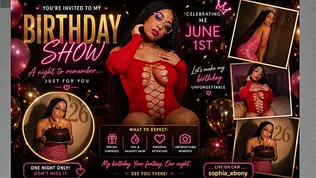 Sophia Ebony online show from May 30, 12:13 pm