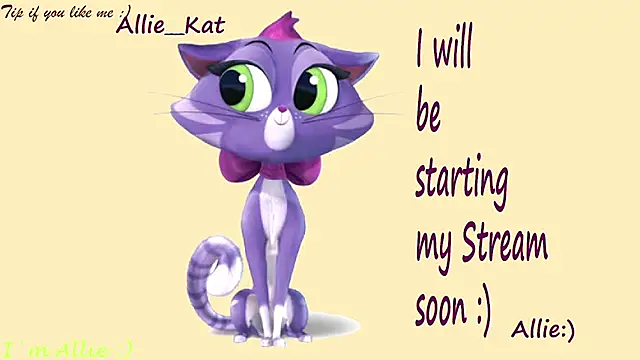 Allie Kat online show from June 28, 1:17 pm