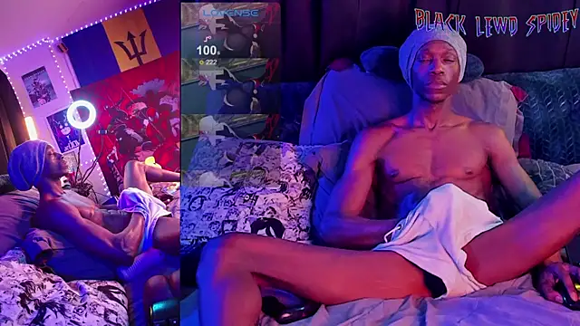 BlackLewdSpidey online show from March 17, 6:18 am