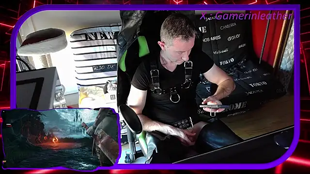 Gamerinleather online show from November 11, 2:06 pm