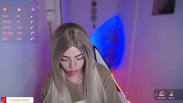 channel blondee online show from March 13, 8:26 pm