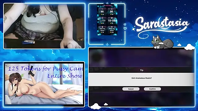 Snapshot of Sarastasia417 chatting on June 14, 2:35 am Sarastasia417 online show from June 14, 2:35 am