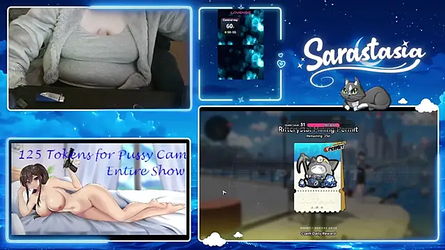 Snapshot of Sarastasia417 chatting on June 15, 11:56 am Sarastasia417 online show from June 15, 11:56 am