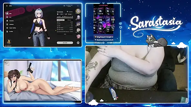 Snapshot of Sarastasia417 chatting on June 21, 3:20 am Sarastasia417 online show from June 21, 3:20 am