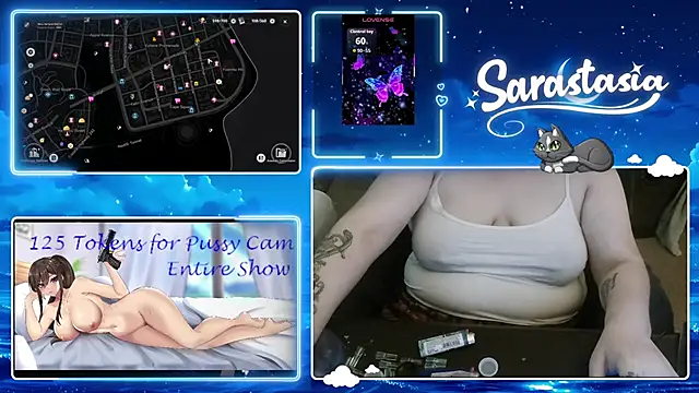 Snapshot of Sarastasia417 chatting on July 2, 12:43 am Sarastasia417 online show from July 2, 12:43 am