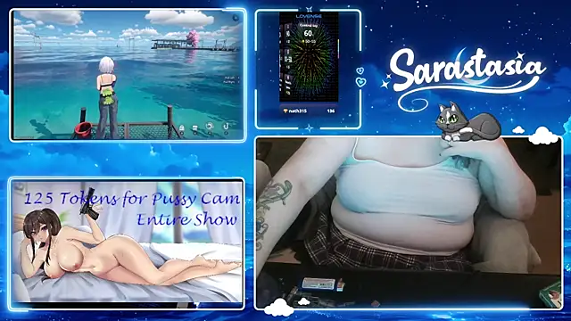 Snapshot of Sarastasia417 chatting on July 4, 5:35 am Sarastasia417 online show from July 4, 5:35 am