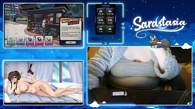 Snapshot of Sarastasia417 chatting on July 8, 7:29 pm Sarastasia417 online show from July 8, 7:29 pm