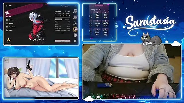 Snapshot of Sarastasia417 chatting on July 15, 2:06 am Sarastasia417 online show from July 15, 2:06 am
