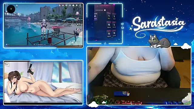 Snapshot of Sarastasia417 chatting on July 17, 8:57 pm Sarastasia417 online show from July 17, 8:57 pm