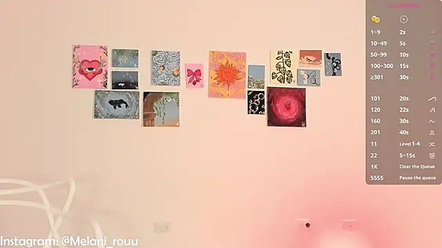 melrousses  online show from February 6, 5:16 pm