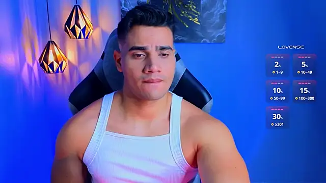 Snapshot of AndresRodriguez1 chatting on February 14, 1:30 pm AndresRodriguez1 online show from February 14, 1:30 pm