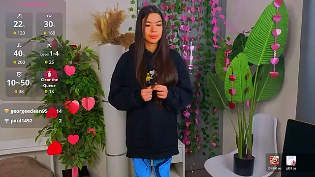 Snapshot of DeloresOkoren chatting on February 17, 7:09 pm DeloresOkoren online show from February 17, 7:09 pm