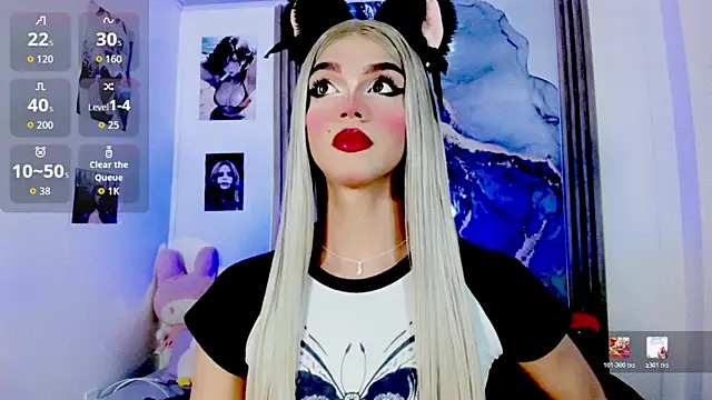 blonde queen- online show from May 15, 9:44 pm