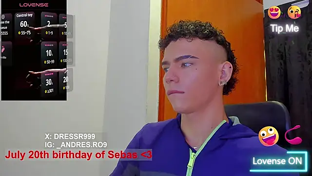 sebascuterouss online show from July 12, 1:57 pm