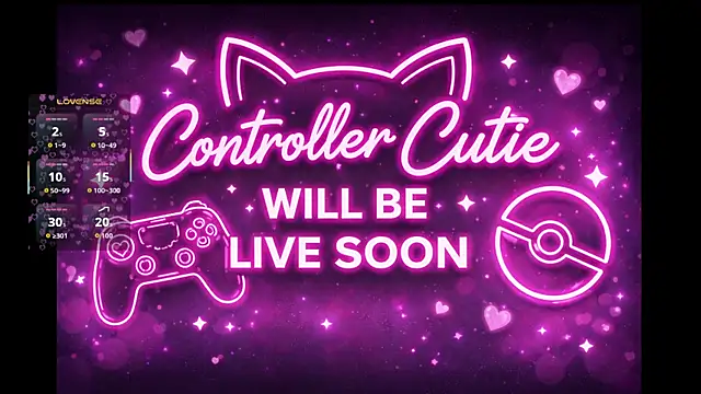 Controllercutie online show from June 26, 4:00 pm