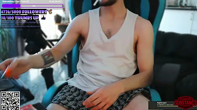 Snapshot of YourSmokingDude chatting on May 19, 5:52 pm YourSmokingDude online show from May 19, 5:52 pm